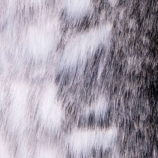 Vickerman Black & Snow White Arctic Faux Fur Tree Skirt